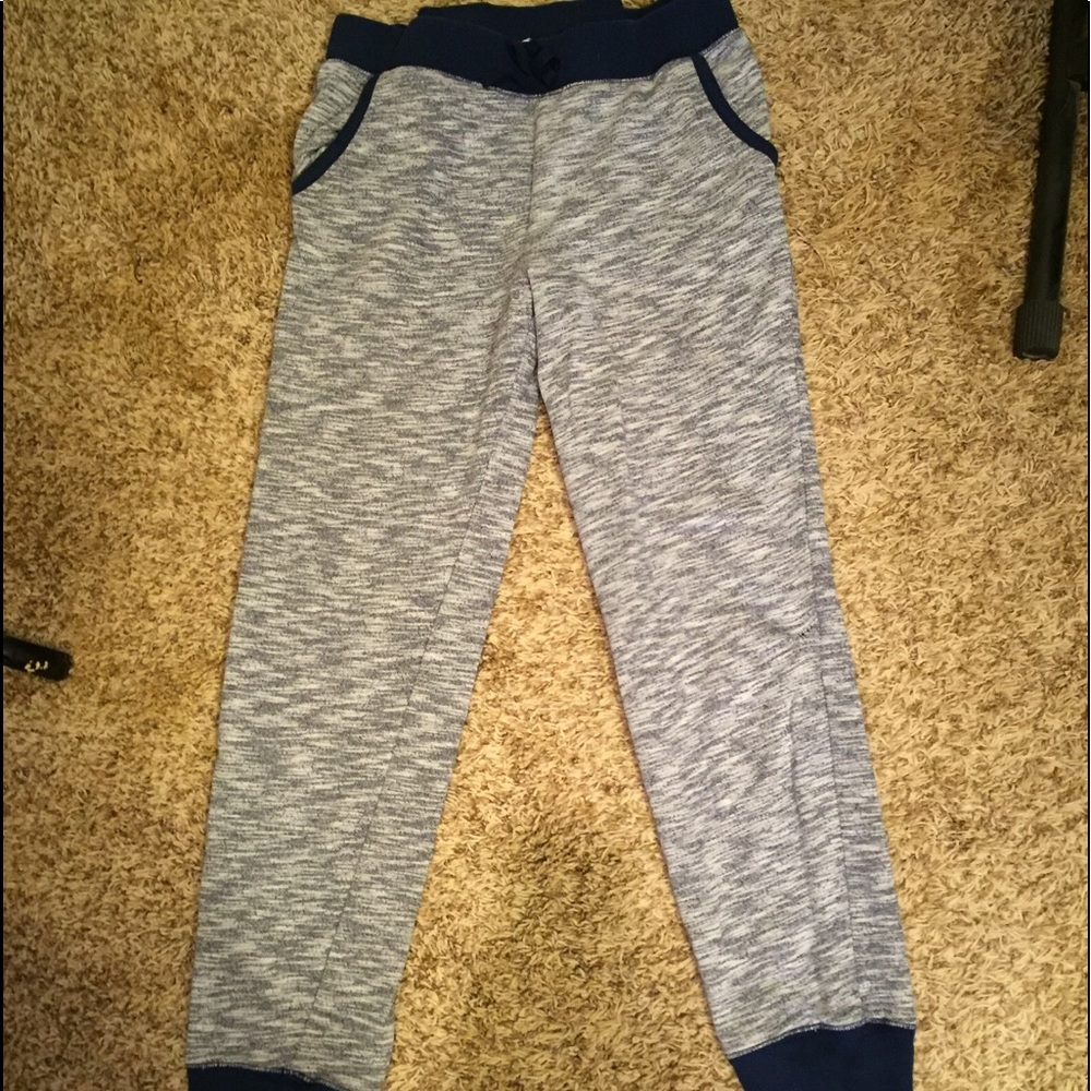 Blue sweatpants